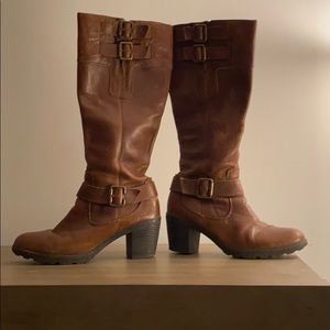 B.O.C. Tall Brown Boots with zipper, size 10